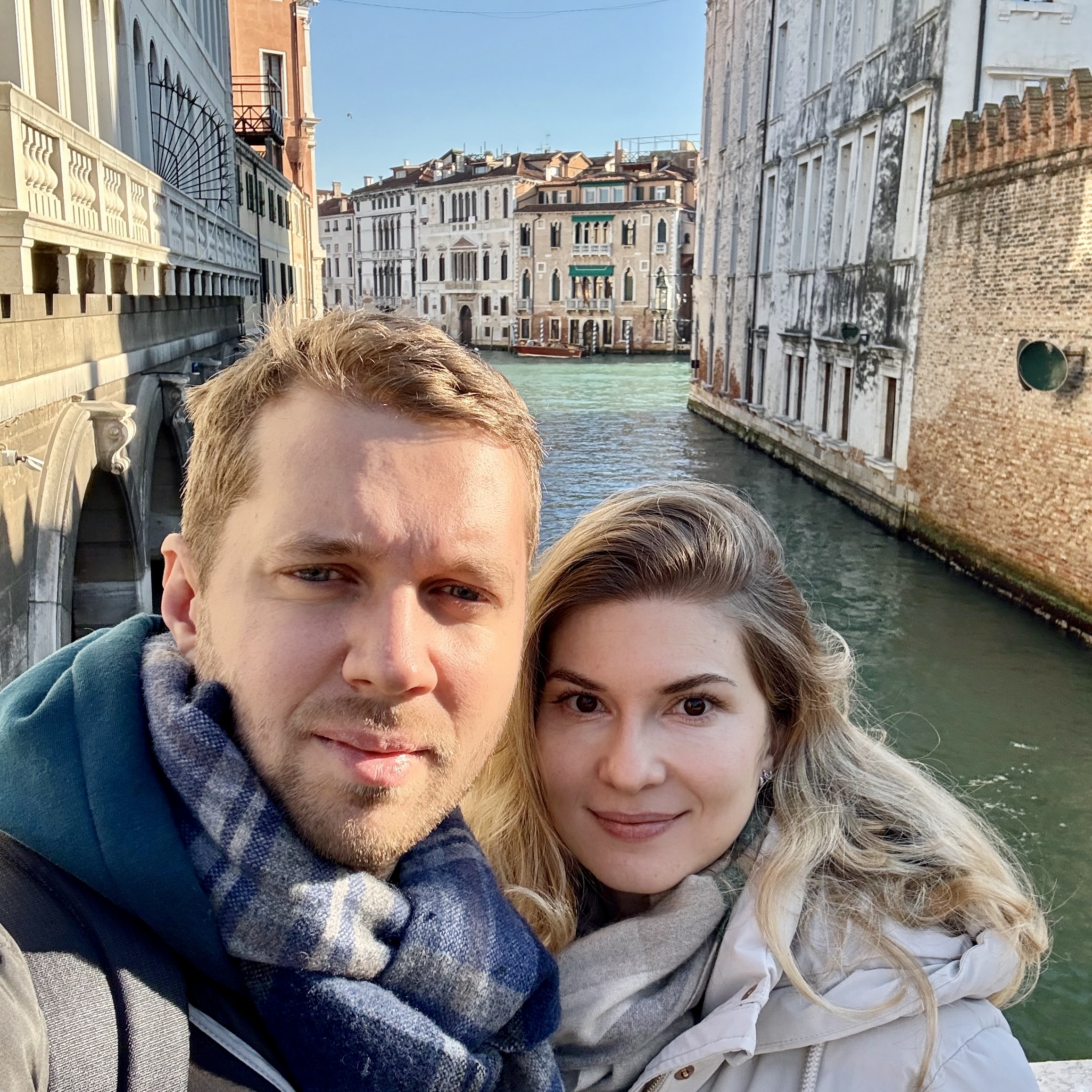 Denis and Julia in Venice